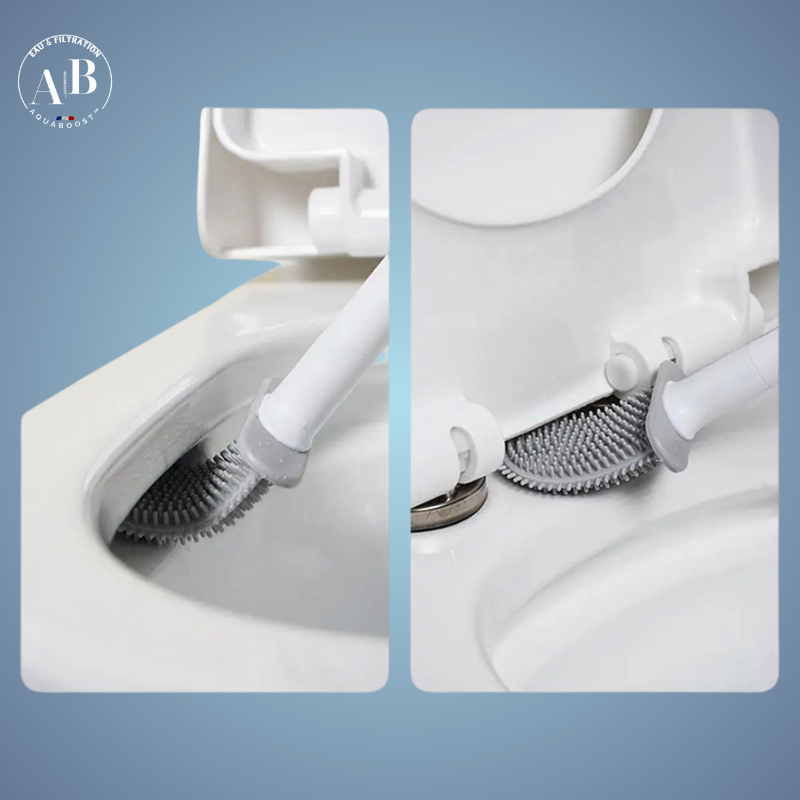 Brosse de toilette silicone