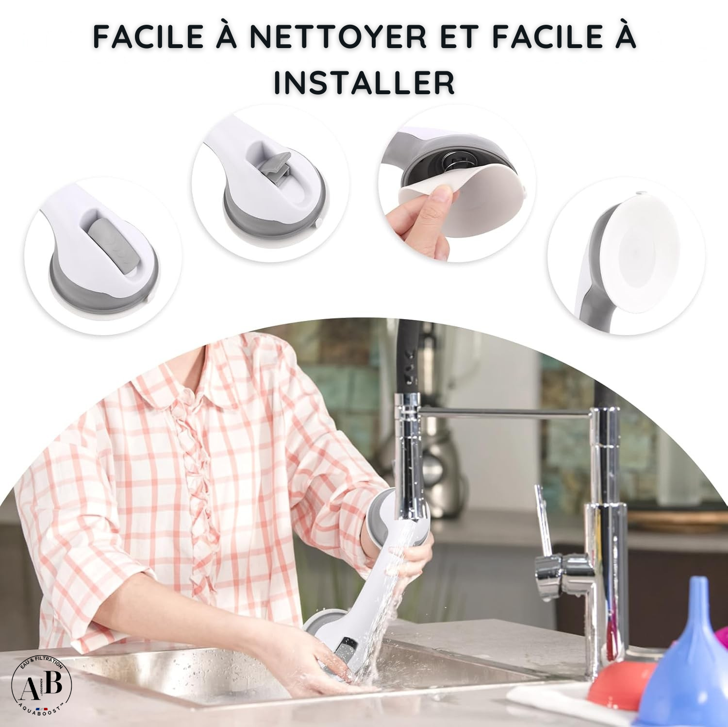 SécuriGrip™ – Poignée de maintien & sécurité à ventouse pour douche, salle de bain et wc