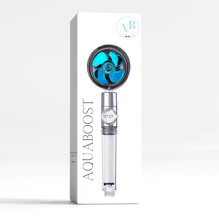 AQUABOOST™ La Douchette Anti-calcaire, Multiplie par 2 la pression, Économise 40% d'eau