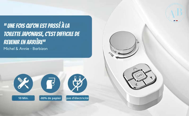 Aquaclean™ - Toilette japonaise sans électricité