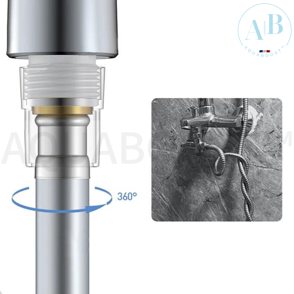 Tuyau lisse en PVC-flexible de douche-aquaboost™