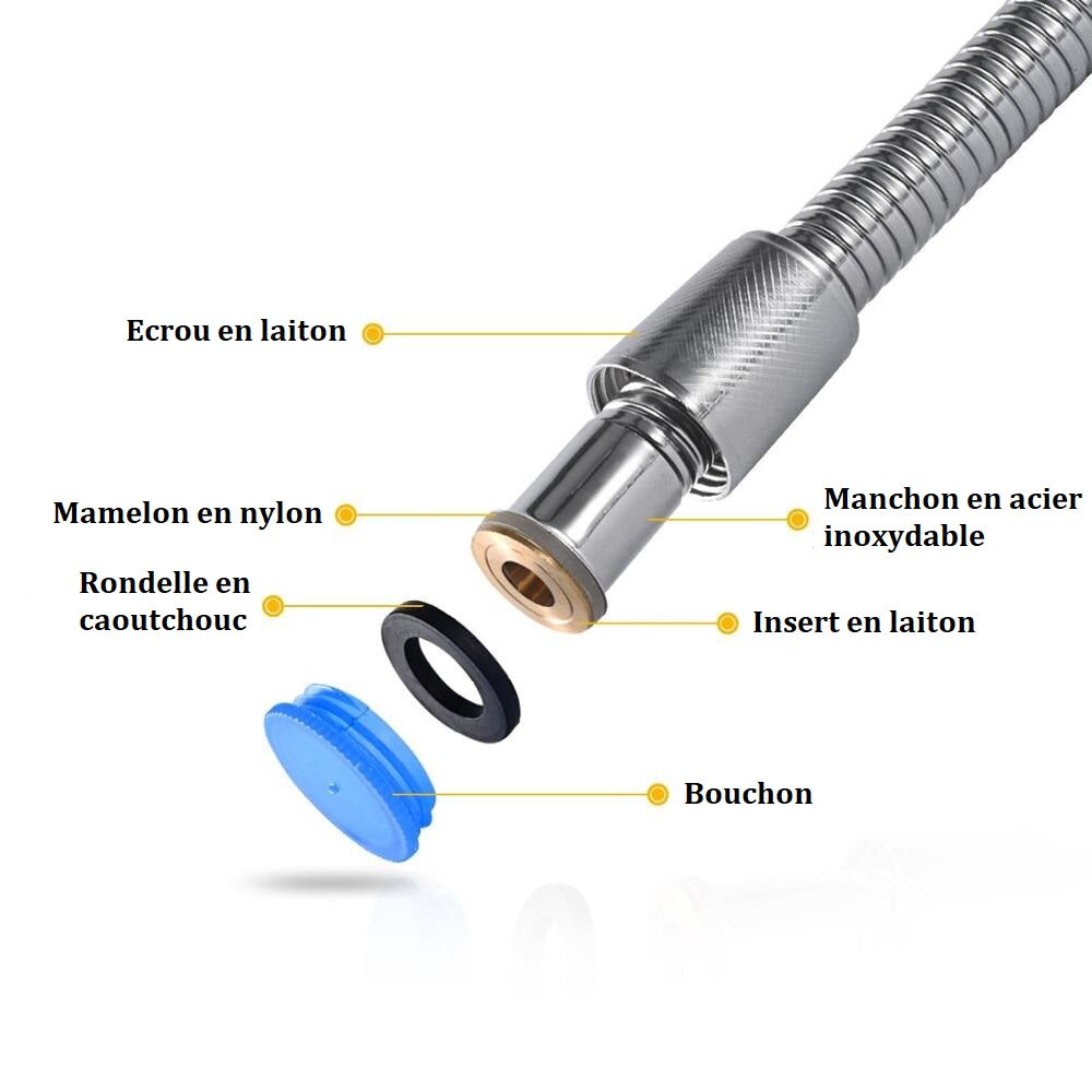 Tuyau flexible 1.5m AQUABOOST™